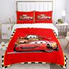 Cars Movie Characters Print 3Pcs Bedding Setduvet Cover With 2 Bedropillowcase Home Birthday Gift