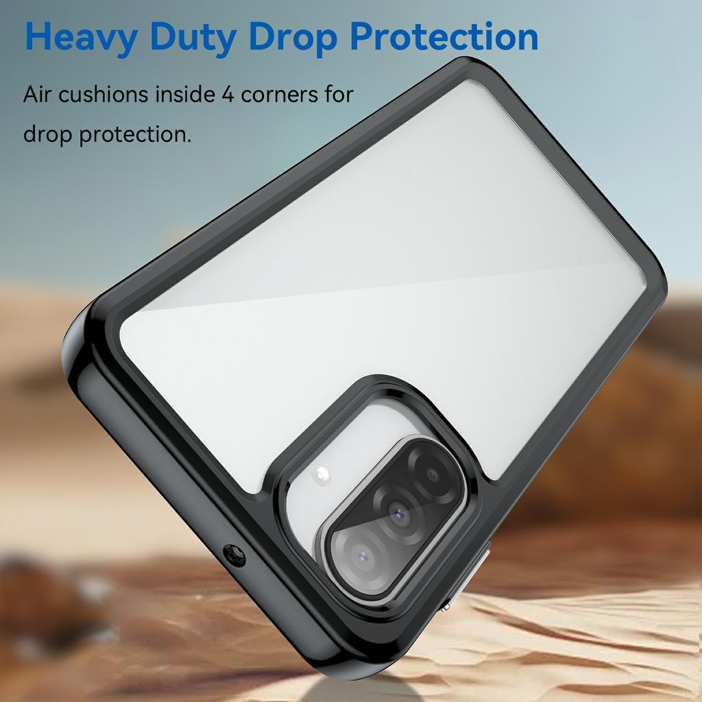 For Samsung Galaxy A17 5G/A17 4G Case TPU + Acrylic Protective Clear Phone Cover