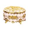 Jewelry Box Vintage Storage Reusable Unique Rose Pattern Organizer for Bedroom