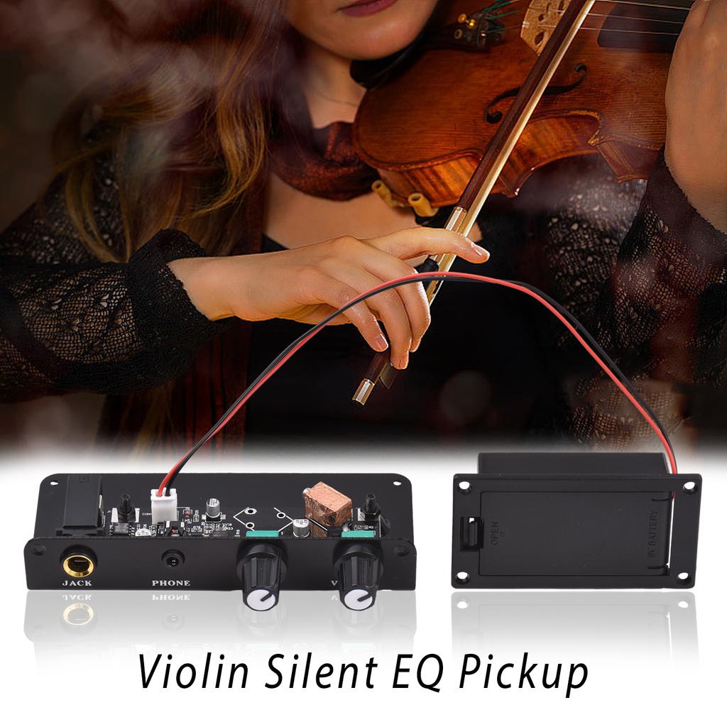 Звукосниматель для скрипки, бесшумный звукосниматель для скрипки, эквалайзер, чувствительный к балансу, пьезоэквалайзер, звукосниматель для предусилителя, для скрипки