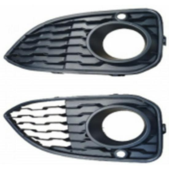 Compatible Fog Light Grille for BMW 1 Series F20 LCI Front Bumper (Parts 51118068603, 51118068604)
