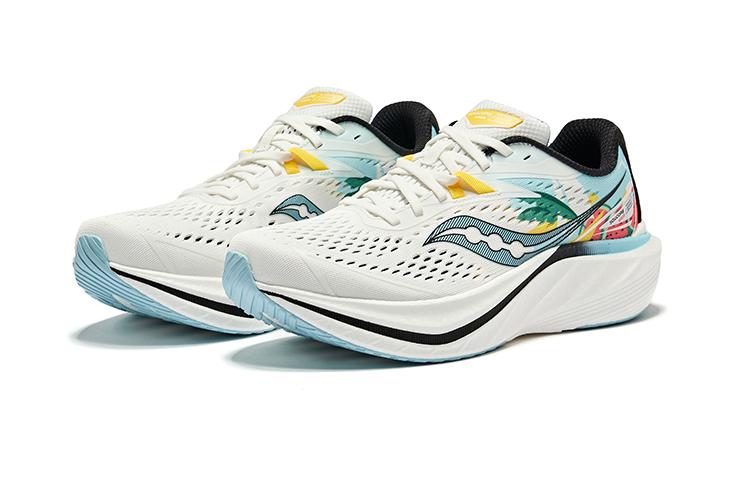 Мужские кроссовки Saucony Slay Full Speed 2 Низкие Беговые кроссовки Унисекс Белый Синий Черный