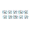 10Pcs Nail Art Charms Shiny DIY Manicure Nail Tips Accessory Love Heart Rhinestone Bow Nail Decoration for Nail Salon