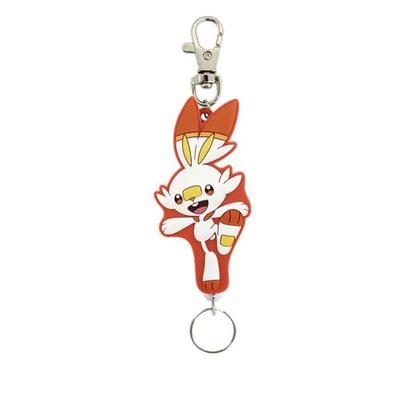 SK Япония Брелок-катушка резиновый Pokemon Scorbunny