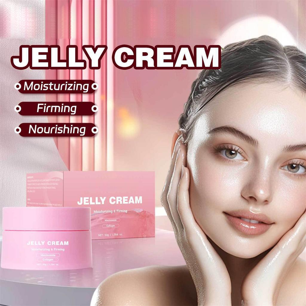 Крем-желе с коллагеном, нежное очищение лица, увлажнение, осветление и укрепление кожи, 50 г