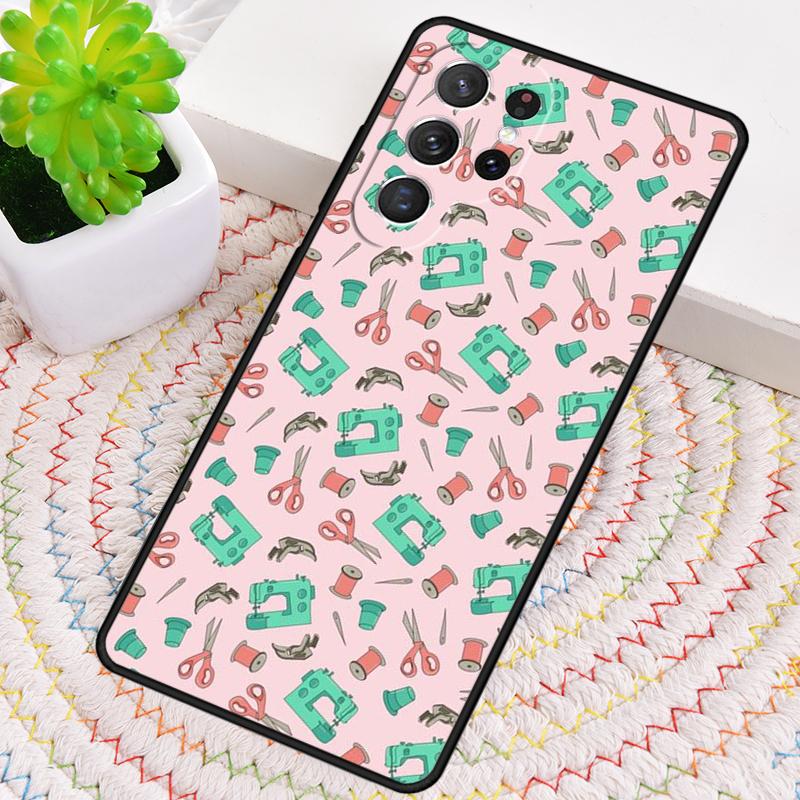 Чехол для телефона из ТПУ с принтом швейной машины Для Samsung Galaxy note 10 pro S26 S25 S24 S23 S22 Ultra Plus S21 FE S20 Ударопрочный чехол