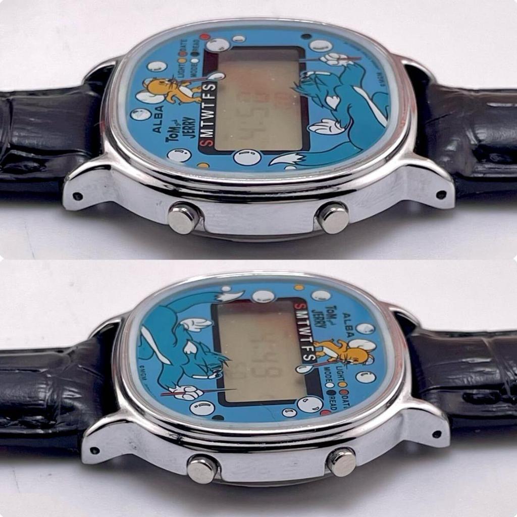 [USED] Battery/Band/Working Tom and Jerry Seiko Alba Vintage Watch