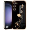 Protective Case for Samsung Galaxy S23 - Black Silicone - Luxury Effect - Shockproof