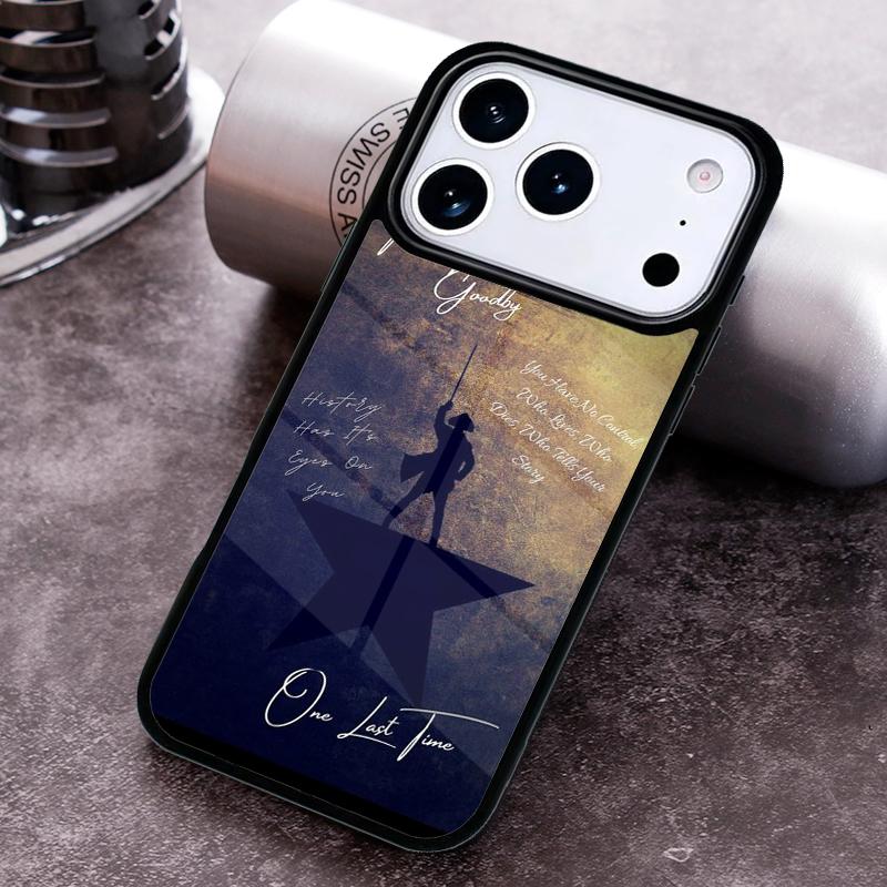 Чехол для телефона с текстами песен из мюзикла Гамильтон для iPhone 17 16 15 Pro Max Air 14 13 12 11 Plus Ударопрочный чехол