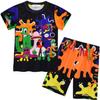 New Game Rainbow Friends Boy Pamajas Set Set Summer Cartoons Children Clothing Kids Pajamas Home Service Outfit Suit 4-9Y