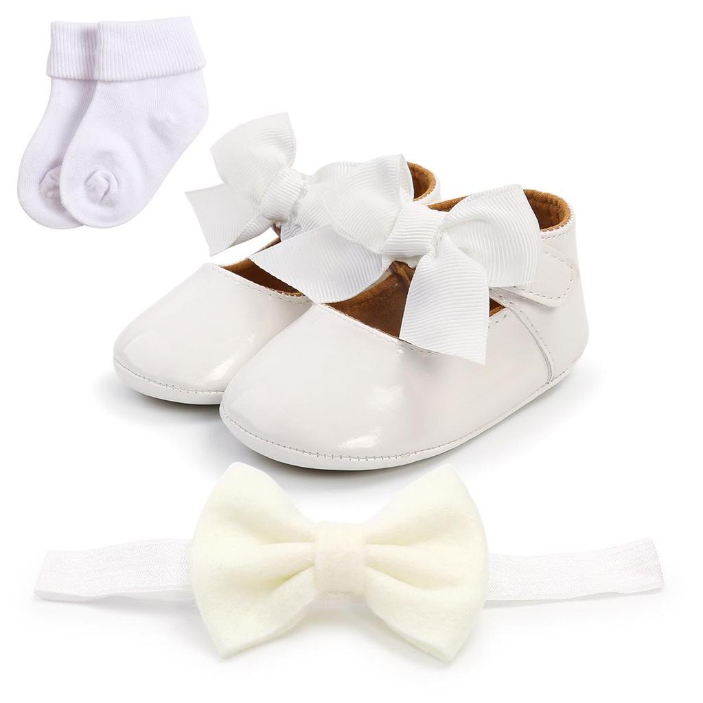 Туфли принцессы на мягкой подошве для малышей на весну и осень