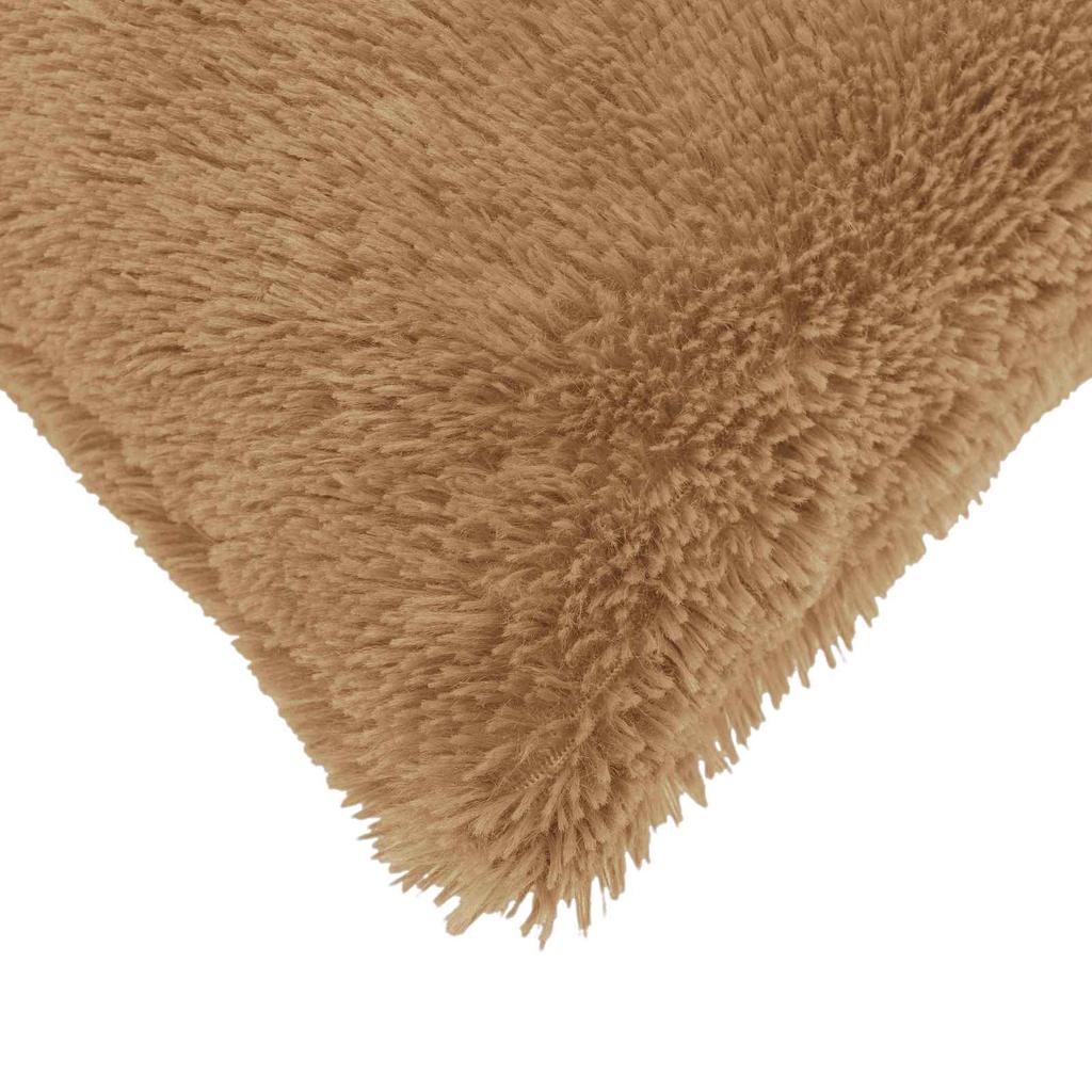 Pillow Cover 2 pcs HEERLEN Taupe 65 x 65 cm PV Fleece