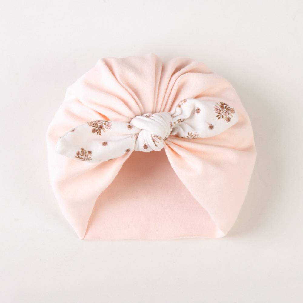 0-5 месяцев Шапочка-тюрбан из муслина без косточек Хлопковая шапочка-тюрбан для новорожденных Ветрозащитная детская фетальная шапочка Осень