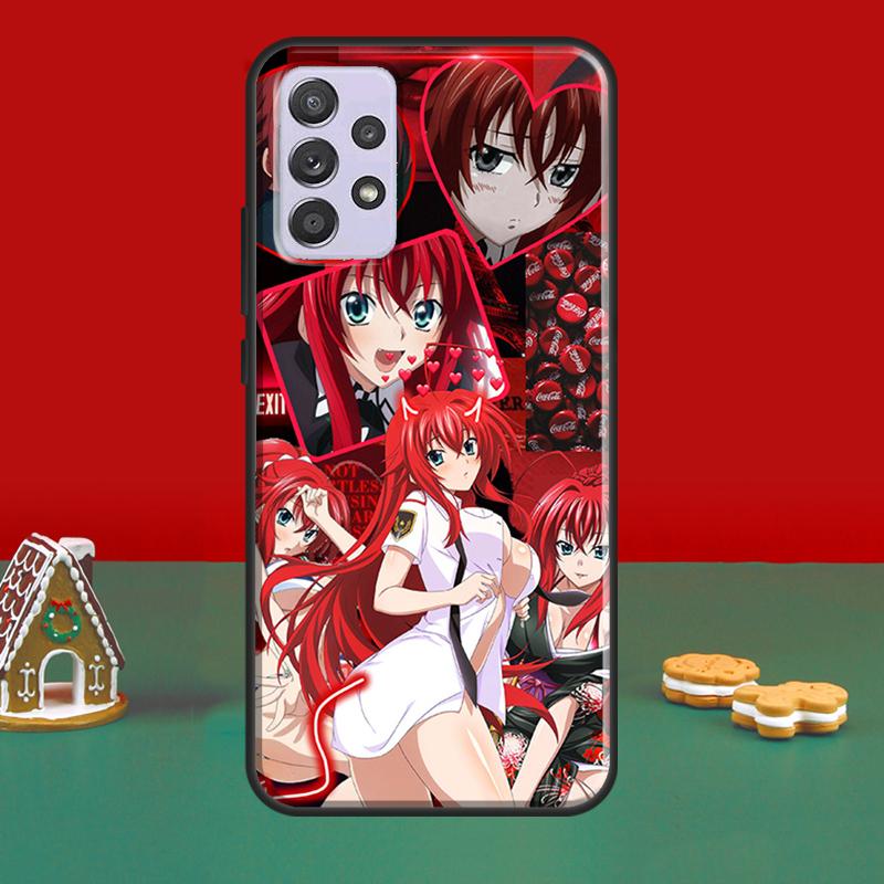 Rias Gremory High School DxD Case For Samsung A51 A71 A50 A70 A41 A31 A11 A10 A52S A21S A12 A22 A32 A42 A52 A72 Cover