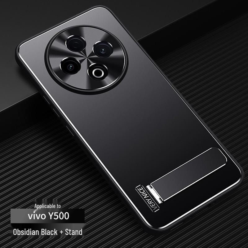 Совместимый с VIVO X300Ultra, Y600Pro Metal Frosted и iQOOZ11, этот защитный чехол для телефона обеспечивает полное покрытие с дизайном-подставкой.