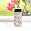 Для Samsung Galaxy Z Flip 4 3 чехол Flower Bird окрашенный прозрачный ударопрочный ПК жесткий задний чехол для Samsung Z Flip4 Zflip3 чехол
