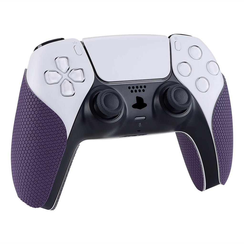 EXtremeRate Sweat Absorbing Grip, совместимая с PlayVital PS5, мягкая резиновая накладка, наклейка на ручку, совместимая с текстурированной поверхностью в виде сот PS5