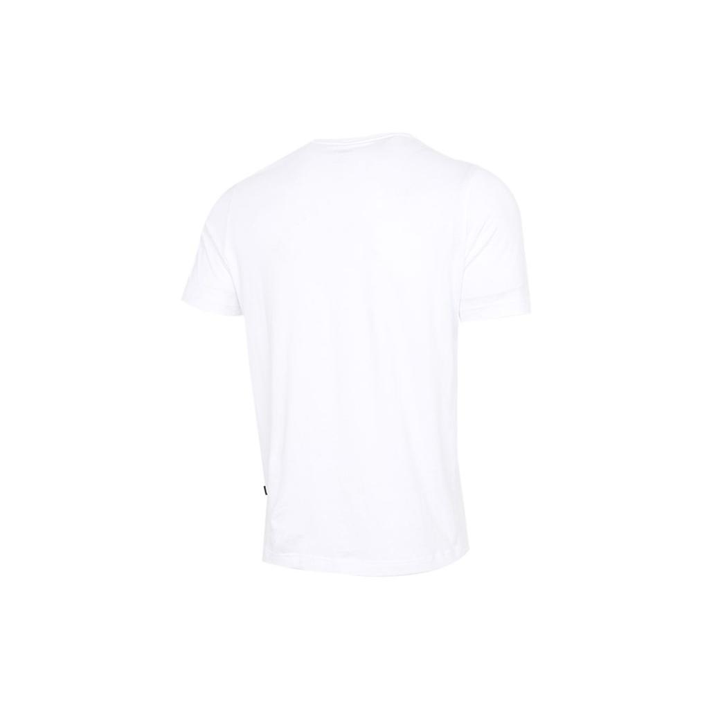 Puma Logo Print Breathable Running T-Shirt Men Tops White 845575-02