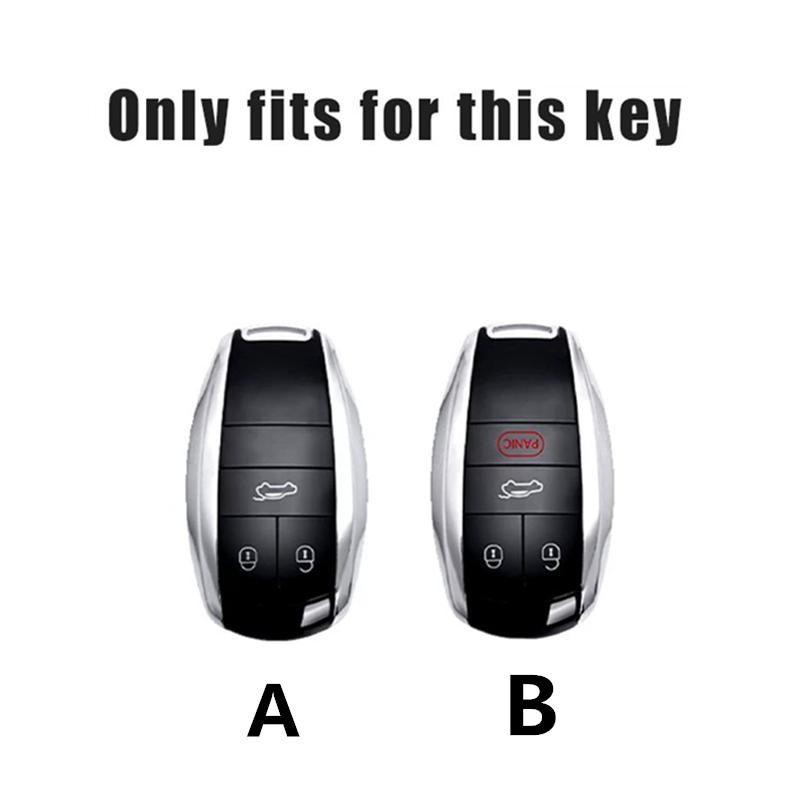 Zinc Alloy Car Key Case Cover Protector Shell Remote Keychain Accessory For Bentley Flying Spur Continental GT Bentayga Mulsanne TH4