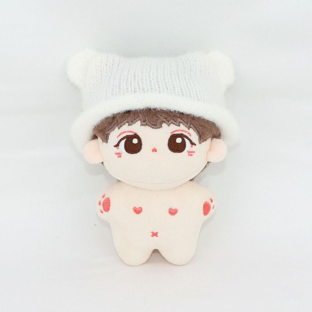 Миниатюрная шапка для кукольного домика ручной работы, 5 стилей, вязаные аксессуары для шапок, 10 см, хлопковые куклы