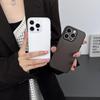 Металлическая кнопка, матовый прозрачный чехол для телефона Apple iPhone 15 Pro Max | Защитный чехол с полным покрытием для iPhone 13
