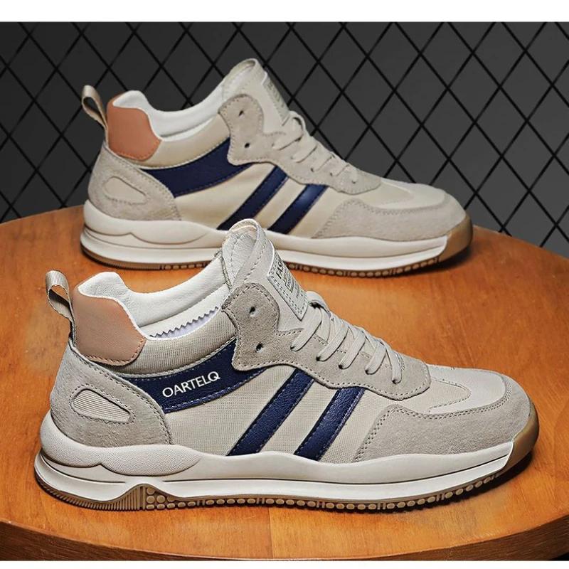 Модная мужская повседневная обувь, новая мужская обувь 2024 года, популярные удобные мужские кроссовки для отдыха на открытом воздухе, обувь для вождения Zapatos Para Hombres на шнуровке для мужчин