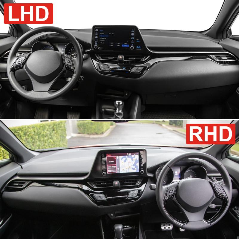 Для Toyota C-HR CHR C HR 2016 2017 2018 Накладка на приборную панель автомобиля Предотвращающая блики Матовая Нескользящая подкладка Аксессуары