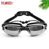 Yuke Electroplated Anti-Fog Swimming Goggles with Earplugs for Men & Women