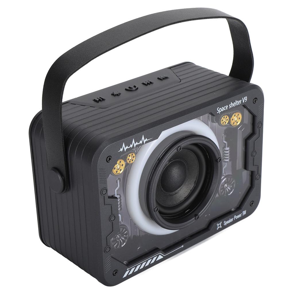 Детский караоке-аппарат All In One беспроводной мини портативный Bluetooth-динамик с микрофоном черный