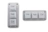 XYZA Tiny Keyboard, CopyPaste Cut Keyboard, 3 Keys, White