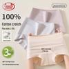 Langsha Women's High Waist Antibacterial Cotton Boxer Briefs