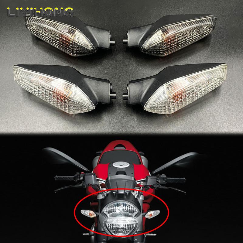 Светодиодный указатель поворота для DUCATI Monster 659 696 796 797 821 1100/S/EVO 1200 Streetfighter 848 Мотоциклетный мигающий фонарь