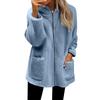 Womens Casual  Sweatshirt  Long Sleeve Jacket Coat