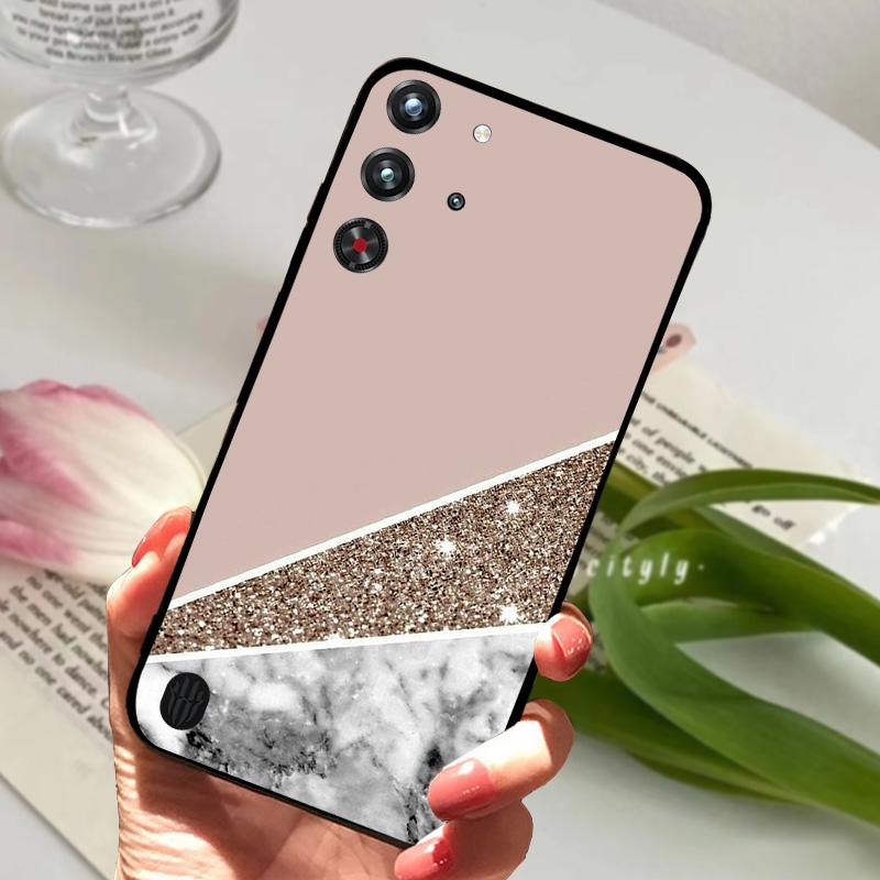 Стильный роскошный чехол для Nubia Red Magic 10 Pro, мягкий силиконовый TPU чехол для телефона ZTE nubia REDMAGIC 10 Pro+ 10 Pro Plus Fundas