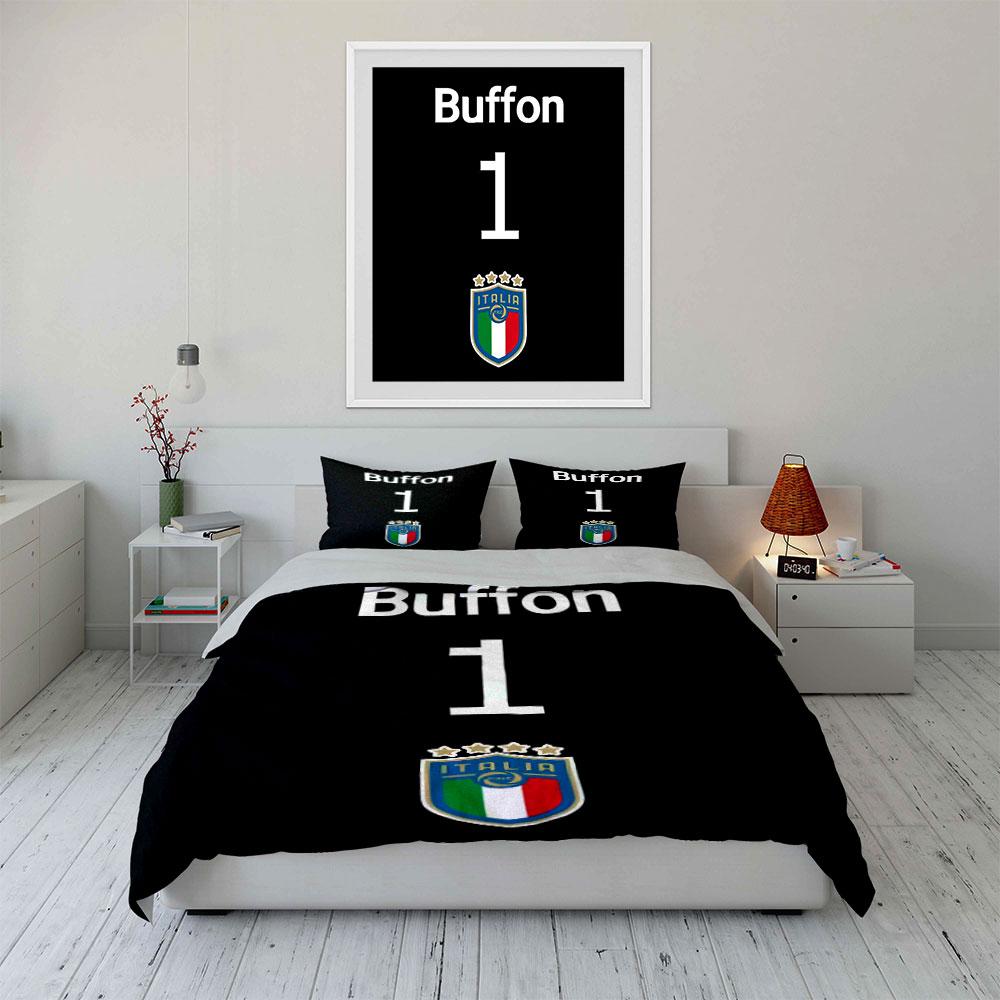 Buffon Football Bedding Set Bedding Duvet Cover Set Duvet Cover Pillowcases (1 * Duvet Cover 2 * Pillowcases, without duvet insert)