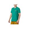 Nike Круглый вырез для бега, фитнеса, тренировок, модная, удобная, дышащая, баскетбольная спортивная футболка с коротким рукавом, мужские топы, зеленый цвет FJ2317-365