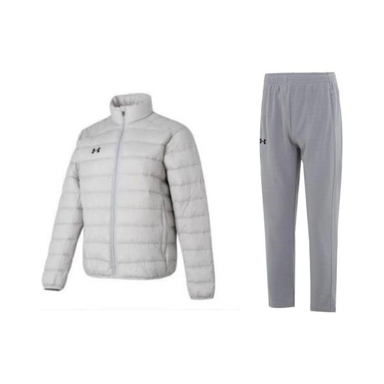Under Armour Casual Sportswear Unisex Stand Collar Moderate 23600804-009+23600703-014