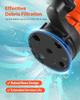 550W Submersible Trash Pump, 18000 L/H, Cast Iron Submersible Sump Sewage Pump with 2 in Discharge, 10M Max Lift, Draining Dirty Clean Water, for