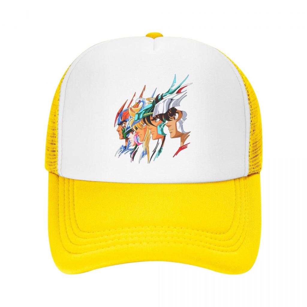 Custom Saint Seiya Knights Of The Zodiac Baseball Cap Breathable Trucker Hat Sports Snapback Trucker Cap