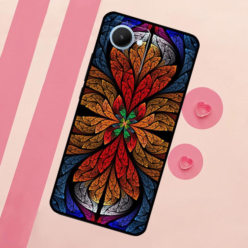 Винтажный Чехол-Украшение Для Realme C67 C75 C63 C61 C71 C55 C51 C65 C53 10 11 12 13 14 15 Pro Plus GT6 GT7 Pro