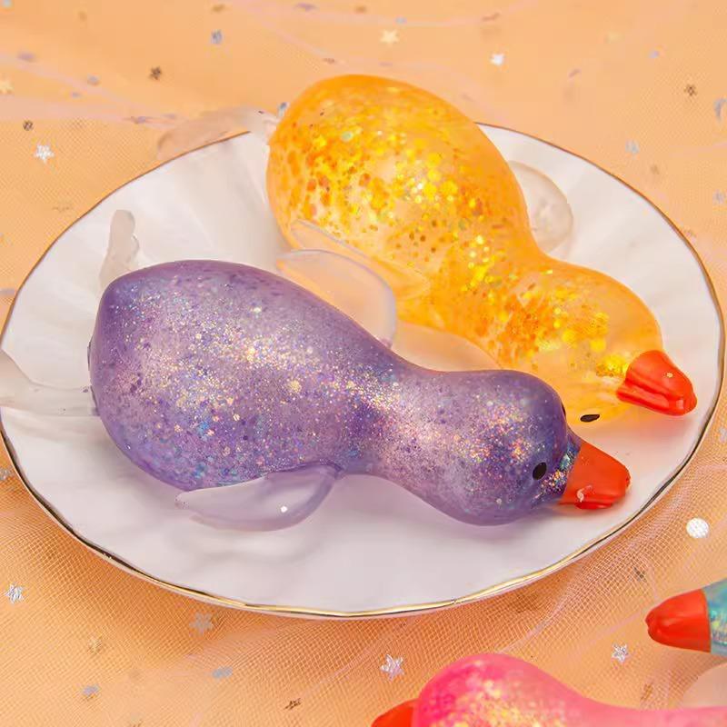 Игрушка-пищалка Утка Nee Doh для снятия стресса, декомпрессии, фиджет-игрушки, медленно восстанавливающая форму, игрушка для выплескивания эмоций, подарок для детей и взрослых