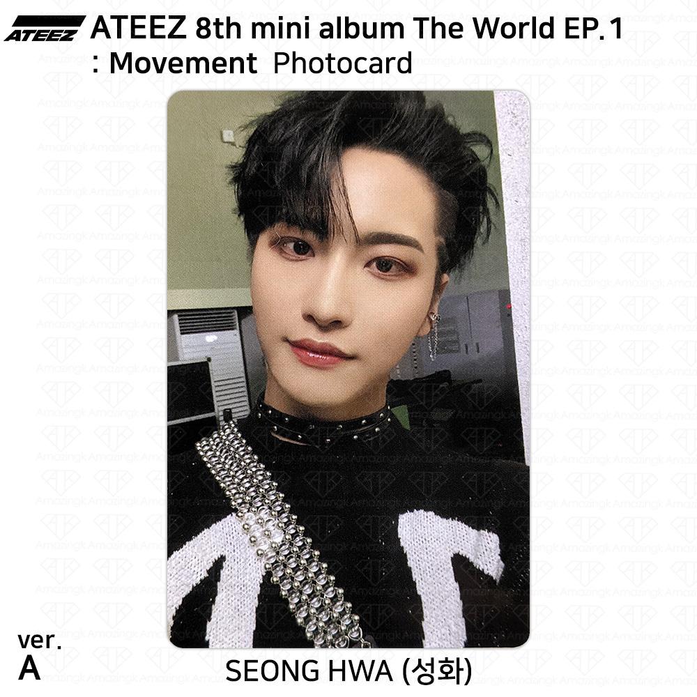 ATEEZ 8-й мини-альбом The World EP.1 : Официальное удостоверение личности движения Фотокарта КПОП
