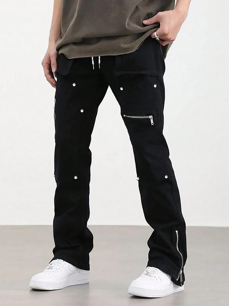 Европейская модная одежда Мужские брюки Повседневные спортивные брюки на шнурке Летние пляжные свободные брюки