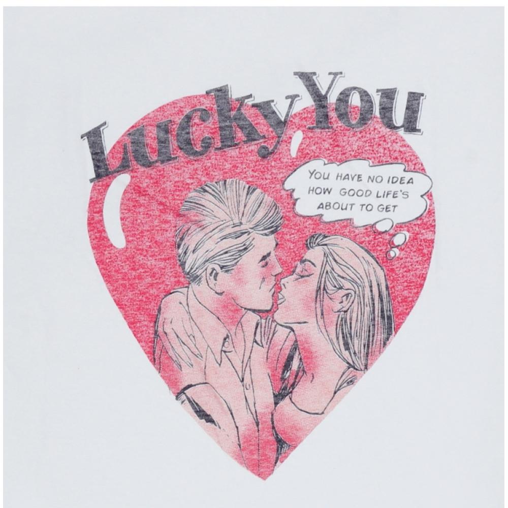 Re Done Women S clASSic LUcky U Tee 024 02wcgt269 A
