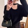 Navava Women S Soft Lovely Round Neck Long Sleeve Knit