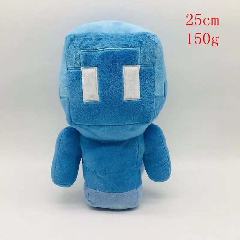 Minecraft Legend classic game doll plush toy square Little Blue Man Hammer Pig Lightning Longtooth monster Seven-headed monster