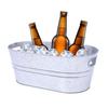 Metal Ice Bucket Large Drink Bucket for Parties Sturdy Beverage Tub