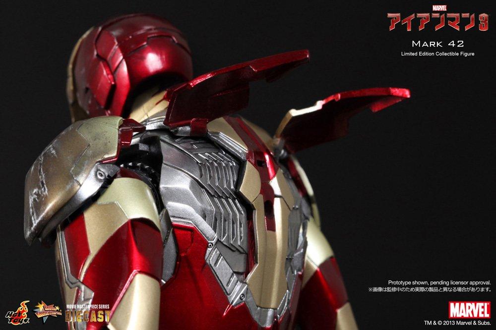 Movie Masterpiece DIECAST Iron Man 3 Scale Figure Iron Man Mark 42 1/6