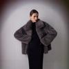 Autumn and Winter Women's Clothing Solid Color Faux Fur Jacket Women's Coat