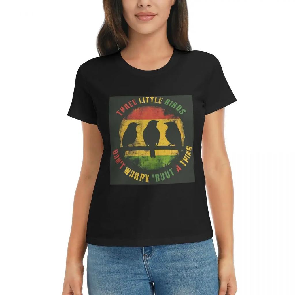 Women TShirt Ajax Bob Marley Summer Short Sleeve Tees Round Neck Cotton T Shirts Clothes Tops Streetwear